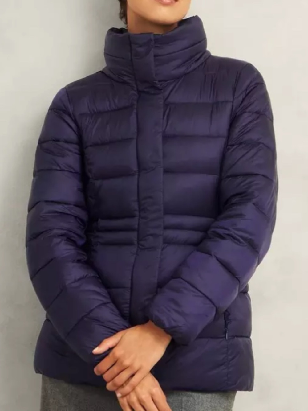 HOBBS Tonicha Puffer Coat | Navy Blue | Size US 10 UK 14